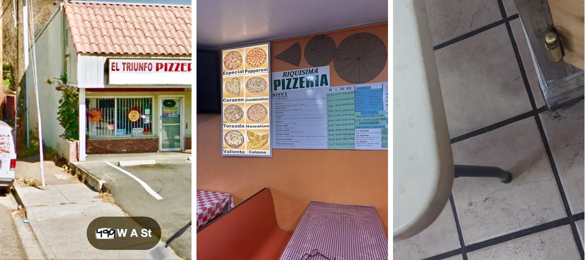 El Triunfo Pizzeria Menu